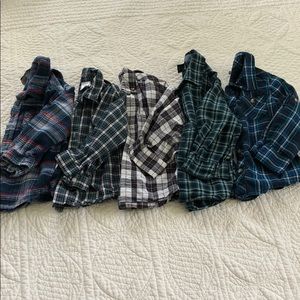 Bundle of (5) 3T Long Sleeve Button-down Shirts